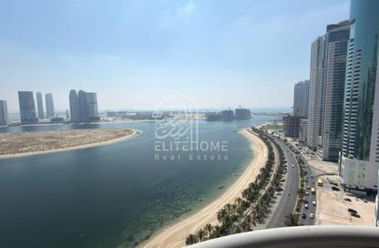 Apartment - 3 Bedrooms - 4 Bathrooms for rent in Al Shahd Tower - Al Khan Lagoon - Al Khan - Sharjah