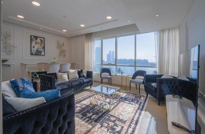 Apartment - 1 Bedroom - 2 Bathrooms for rent in Beach Tower 1 - Al Khan Lagoon - Al Khan - Sharjah