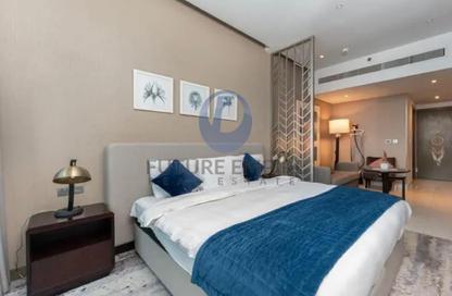 Apartment - Studio - 1 Bathroom for rent in Damac Maison Prive B - Damac Maison Prive - Business Bay - Dubai