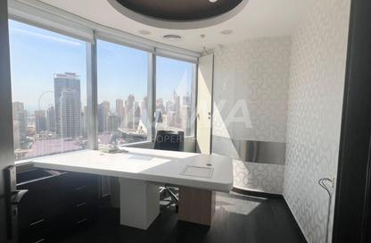 Office Space - Studio - 1 Bathroom for rent in Almas Tower - Jumeirah Lake Towers - Dubai