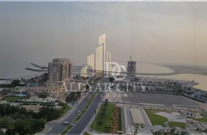 Apartment - 2 Bedrooms - 2 Bathrooms for rent in Corniche Tower - Ajman Corniche Road - Ajman