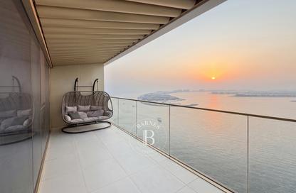 Apartment - 2 - 3 for rent in Grand Bleu Tower 2 - Grand Bleu - Emaar Beachfront - Dubai Harbour - Dubai