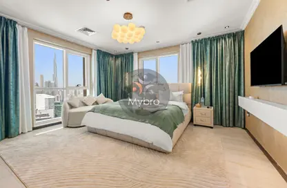 شقة - 2 غرف نوم - 2 حمامات للايجار في برج تشرشل السكني - أبراج تشرشل - الخليج التجاري - دبي