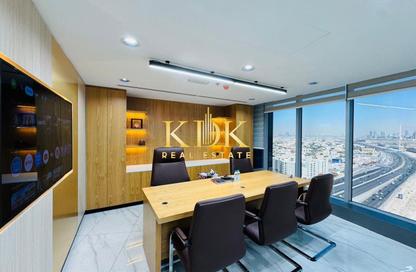 Office Space - Studio - 1 Bathroom for rent in I Rise Tower - Barsha Heights (Tecom) - Dubai