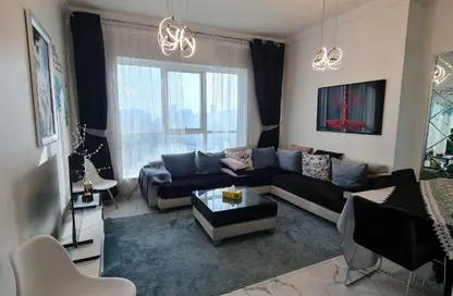 Apartment - 1 Bedroom - 2 Bathrooms for rent in Oasis Tower - Al Rashidiya 1 - Al Rashidiya - Ajman