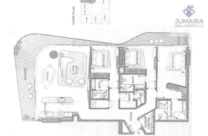 Apartment - 3 Bedrooms - 5 Bathrooms for sale in Oceano - Al Marjan Island - Ras Al Khaimah