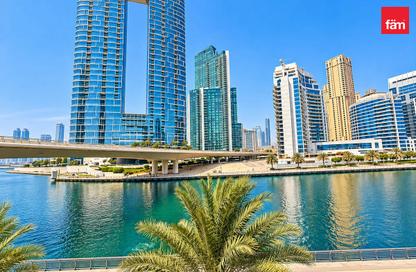 Apartment - 2 - 2 for rent in Marina First Tower - Dubai Marina - Dubai