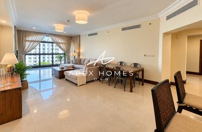 Apartment - 2 - 3 for rent in Golden Mile 2 - Golden Mile - Palm Jumeirah - Dubai