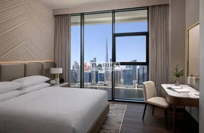 Apartment - 3 Bedrooms - 4 Bathrooms for rent in Intercontinental Residences Business Bay - Business Bay - Dubai
