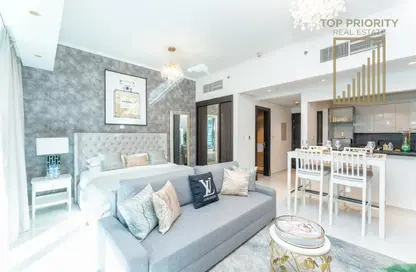 Apartment - Studio - 1 Bathroom for rent in Silverene Tower B - Silverene - Dubai Marina - Dubai