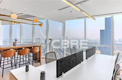 Office Space - Studio - 1 Bathroom for rent in Burj Al Salam - Sheikh Zayed Road - Dubai