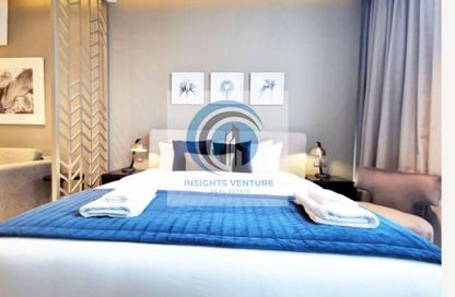 Apartment - Studio - 1 Bathroom for rent in Damac Maison Prive A - Damac Maison Prive - Business Bay - Dubai