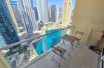 Apartment - Studio - 1 Bathroom for rent in Lake View Tower - JLT Cluster B - Jumeirah Lake Towers - Dubai