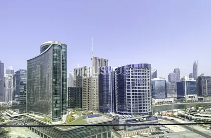 Apartment - 1 Bathroom for rent in Peninsula Two - Peninsula - Business Bay - Dubai