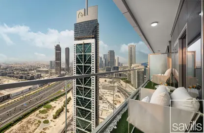 شقة - 2 غرف نوم - 2 حمامات للايجار في فندق ومساكن برج باراماونت - الخليج التجاري - دبي