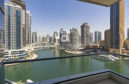 Apartment - 1 Bedroom - 2 Bathrooms for rent in Bay Central Tower Central - Bay Central - Dubai Marina - Dubai
