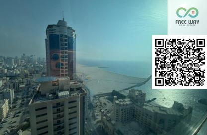 Apartment - 1 - 2 for rent in Ajman Corniche Residences - Ajman Corniche Road - Ajman