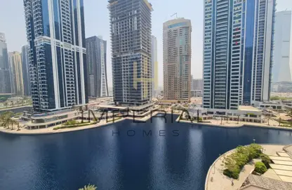 شقة - غرفة نوم - 1 حمام للايجار في ليك سايد ريزيدنس - (JLT) مجمع A - أبراج بحيرات الجميرا - دبي