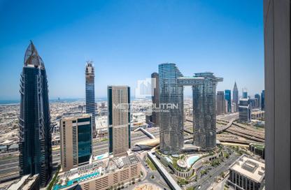 Apartment - 2 Bedrooms - 2 Bathrooms for rent in Burj Vista Tower 1 - Burj Vista - Downtown Dubai - Dubai