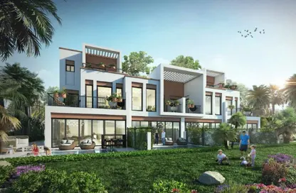 Townhouse - 4 Bedrooms - 3 Bathrooms for sale in Costa Brava 1 - Costa Brava at DAMAC Lagoons - Damac Lagoons - Dubai