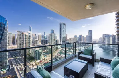 شقة - 2 غرف نوم - 3 حمامات للايجار في مارينا كوايز ويست - مراسي المارينا - دبي مارينا - دبي