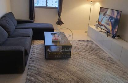 Apartment - 1 - 1 for rent in Corniche Tower - Ajman Corniche Road - Ajman