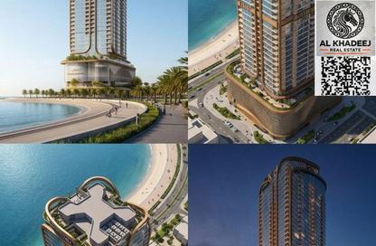 Apartment - 1 Bedroom - 2 Bathrooms for sale in Ajman Corniche Residences - Ajman Corniche Road - Ajman