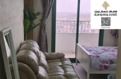 Apartment - Studio - 1 Bathroom for rent in Smart Tower 1 - Al Amerah - Ajman