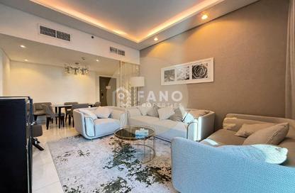 Apartment - 2 - 3 for rent in Damac Maison Prive A - Damac Maison Prive - Business Bay - Dubai