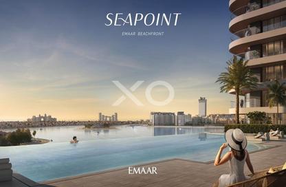 شقة - 2 غرف نوم - 2 حمامات للبيع في برج Seapoint 2 - سي بوينت - إعمار بيتشفرونت - دبي هاربور - دبي