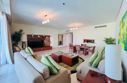 Apartment - 2 Bedrooms - 3 Bathrooms for rent in Al Fattan Marine Tower - Al Fattan Marine Towers - Jumeirah Beach Residence - Dubai