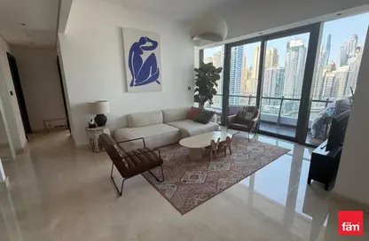 Apartment - 3 Bedrooms - 3 Bathrooms for rent in Silverene Tower A - Silverene - Dubai Marina - Dubai