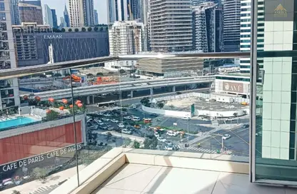 شقة - 2 غرف نوم - 3 حمامات للايجار في برج كورال - الخليج التجاري - دبي