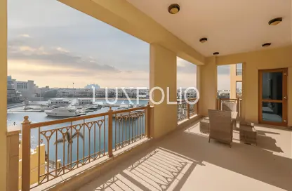 Apartment - 3 Bedrooms - 4 Bathrooms for rent in Marina Residences 5 - Marina Residences - Palm Jumeirah - Dubai