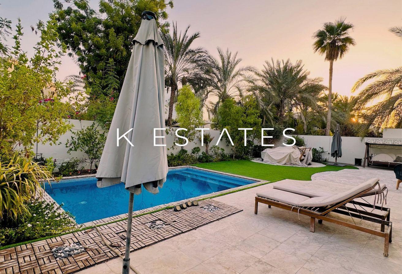 Furnished | Garden and Pool View | With Maids Room photo 4