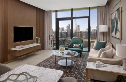 Whole Building - 1 Bedroom - 2 Bathrooms for rent in Intercontinental Residences Business Bay - Business Bay - Dubai