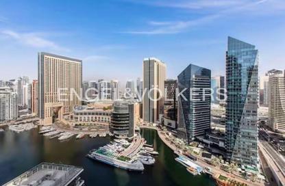 Apartment - 1 Bedroom - 2 Bathrooms for rent in Marina Quays West - Marina Quays - Dubai Marina - Dubai