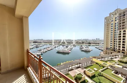 Apartment - 2 Bedrooms - 3 Bathrooms for rent in Marina Residences 1 - Marina Residences - Palm Jumeirah - Dubai