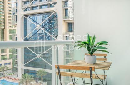 Apartment - Studio - 1 Bathroom for rent in Lake Terrace - JLT Cluster D - Jumeirah Lake Towers - Dubai