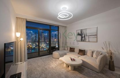 Apartment - 2 - 2 for rent in Marina Vista Tower 2 - Marina Vista - Emaar Beachfront - Dubai Harbour - Dubai