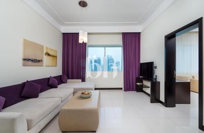 Apartment - 1 - 2 for rent in Pullman Jumeirah Lakes Towers Hotel and Residence - JLT Cluster T - Jumeirah Lake Towers - Dubai