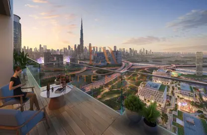 شقة - 2 غرف نوم - 2 حمامات للبيع في ديزاين كوارتر برج أ - ديزاين كوارتر - دبي ديزاين ديستريكت - دبي