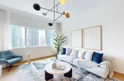 Apartment - 1 Bedroom - 2 Bathrooms for rent in MAG 218 - Dubai Marina - Dubai