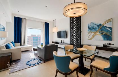 Apartment - 1 - 2 for rent in Fairmont Marina Residences - The Marina - Abu Dhabi