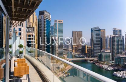 Apartment - 3 Bedrooms - 5 Bathrooms for sale in Delphine Tower - Marina Promenade - Dubai Marina - Dubai