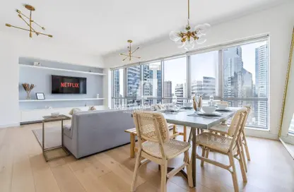 شقة - غرفة نوم - 2 حمامات للايجار في البرج الجنوبي 2 - الجناح الجنوبي - وسط مدينة دبي - دبي