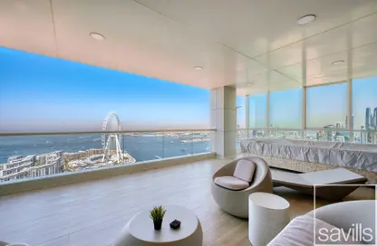 Penthouse - 5 Bedrooms - 6 Bathrooms for rent in Al Bateen Residences - Jumeirah Beach Residence - Dubai
