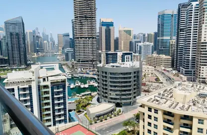 شقة - غرفة نوم - 2 حمامات للايجار في برج دي إي سي 2 - D.E.C.  أبراج - دبي مارينا - دبي