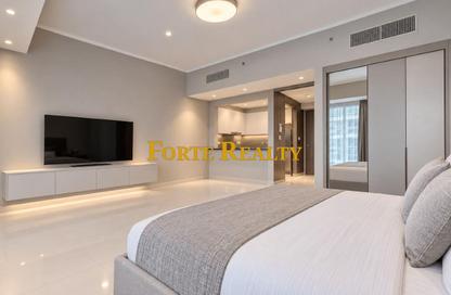 Apartment - Studio - 1 for rent in Silverene Tower B - Silverene - Dubai Marina - Dubai