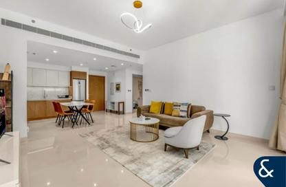 شقة - غرفة نوم - 2 حمامات للايجار في برج Beach Isle 1 - بيتش آيل - إعمار بيتشفرونت - دبي هاربور - دبي